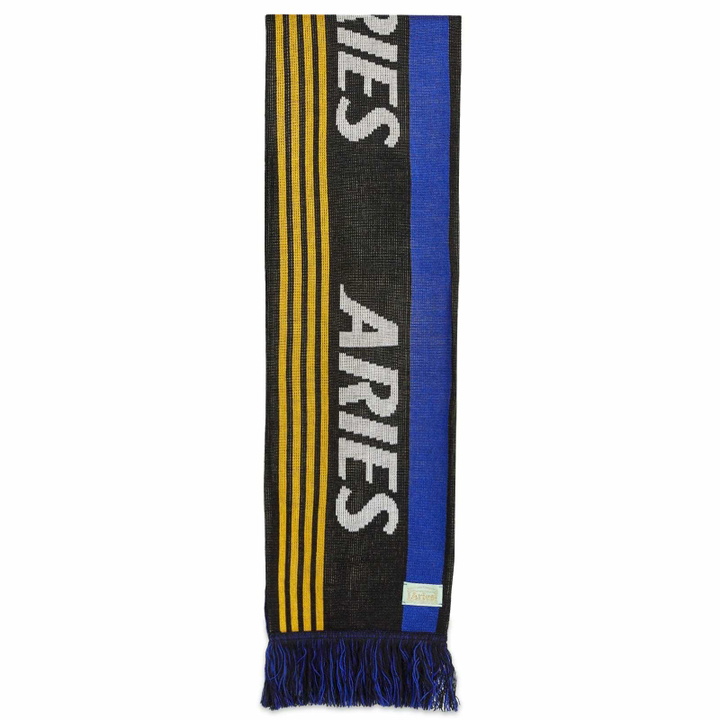 Photo: Aries Men's Credit Card Scarf in Black 