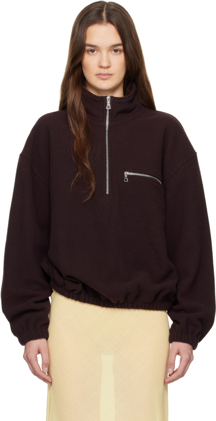 Photo: Rier Purple Fleece Tourbe Sweatshirt