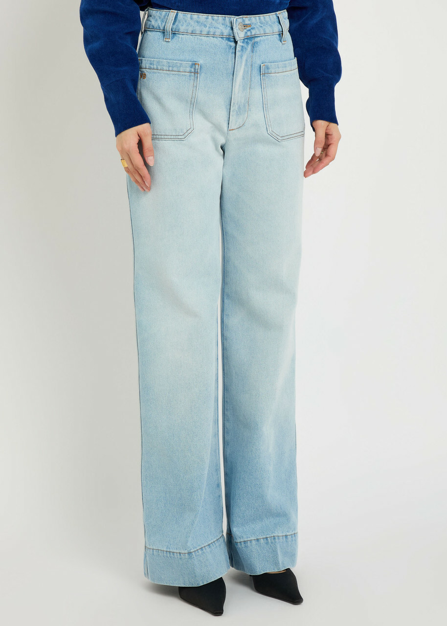 Victoria Beckham Alina Flared-leg Jeans Denim