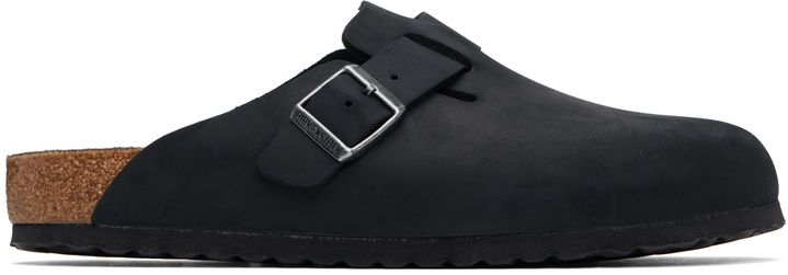 Photo: Birkenstock Black Regular Boston Slip-on Loafers