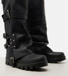 Dolce&Gabbana Leather biker boots