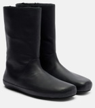 The Row Toni shearling-lined leather ankle boots