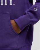 Champion Hooded Sweatshirt Purple - Mens - Hoodies
