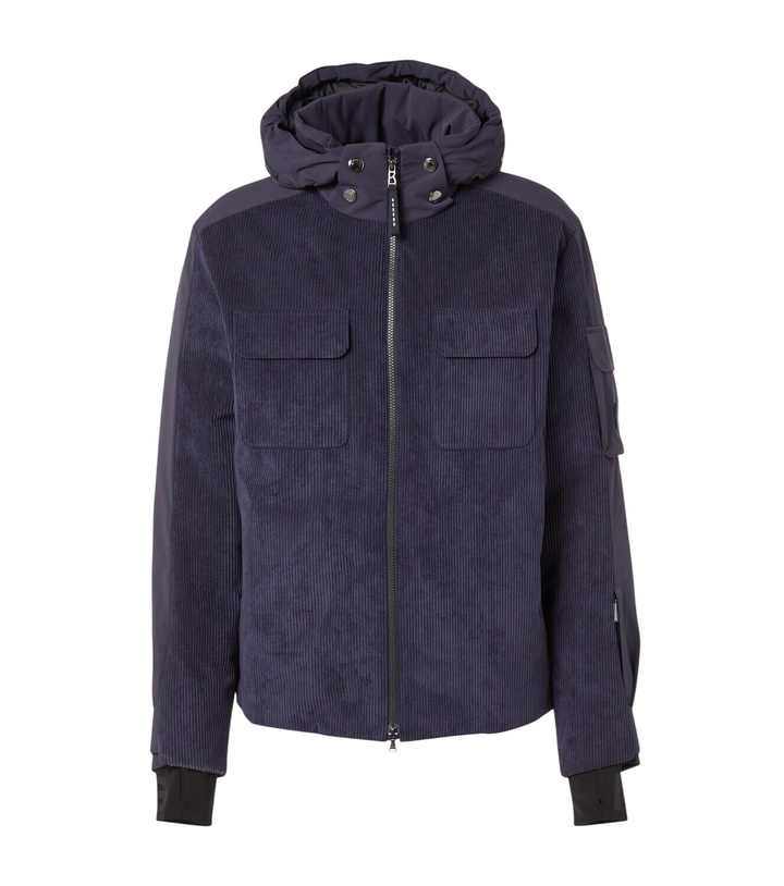 Photo: Bogner Cobe-D down-paneled ribbed-knit ski jacket