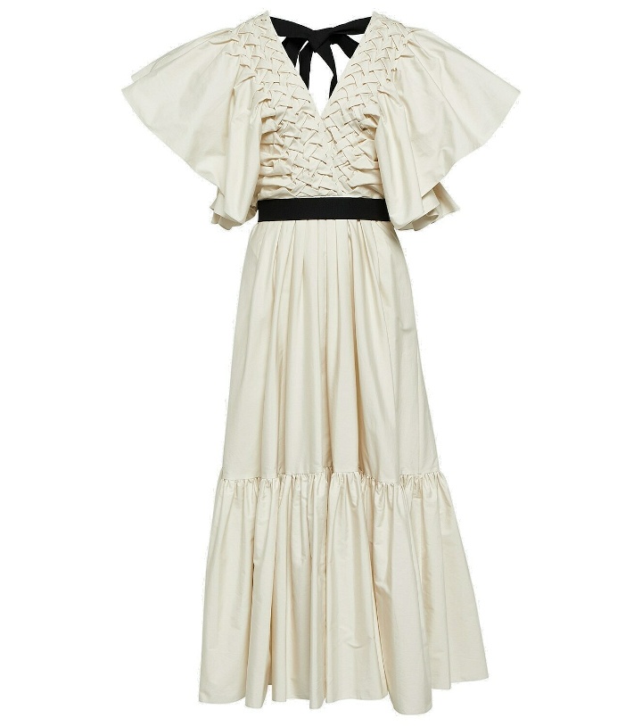 Photo: Roksanda Braided cotton poplin maxi dress