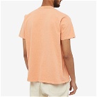 Velva Sheen Men's Pigment Dyed Pocket T-Shirt in Coral