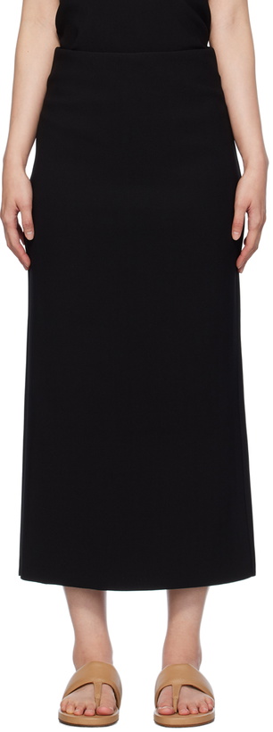 Photo: Birrot SSENSE Exclusive Black H Maxi Skirt