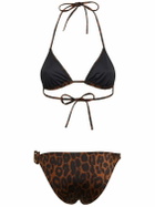 TOM FORD Printed Triangle Bikini Set