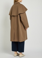 Studio Nicholson Detachable-cape Cotton Parka Brown