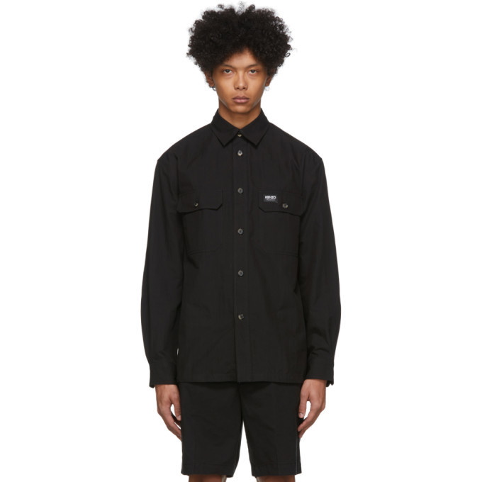 Photo: Kenzo Black Workwear Overshirt Jacket