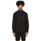 Kenzo Black Workwear Overshirt Jacket