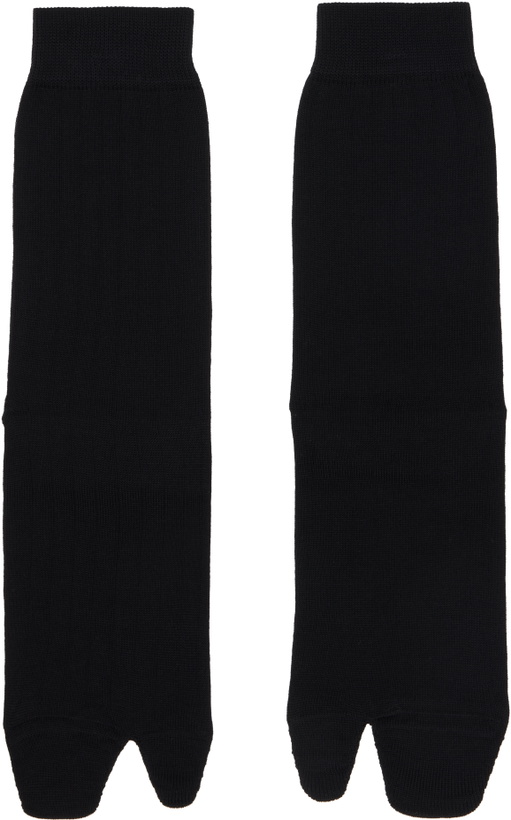 Photo: Maison Margiela Black Tabi Socks