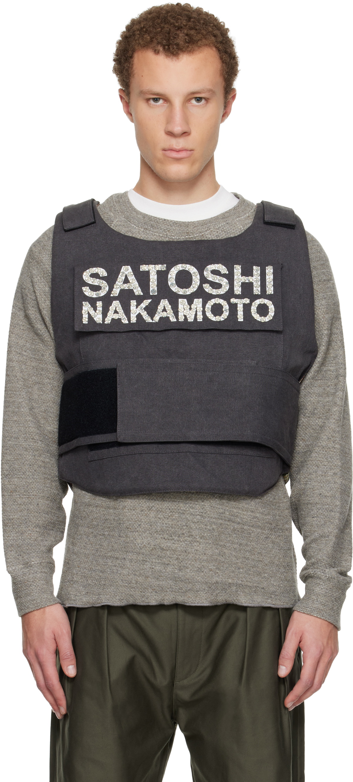 Satoshi Nakamoto Black Tactical Vest