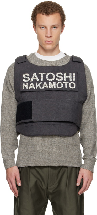 Photo: Satoshi Nakamoto Black Tactical Vest