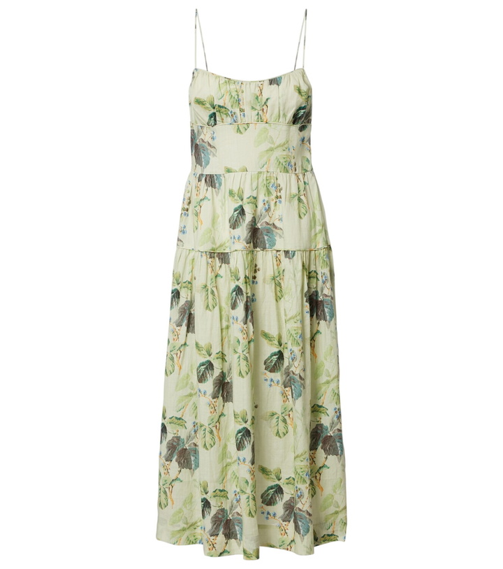 Photo: Dôen Benoit floral ramie midi dress