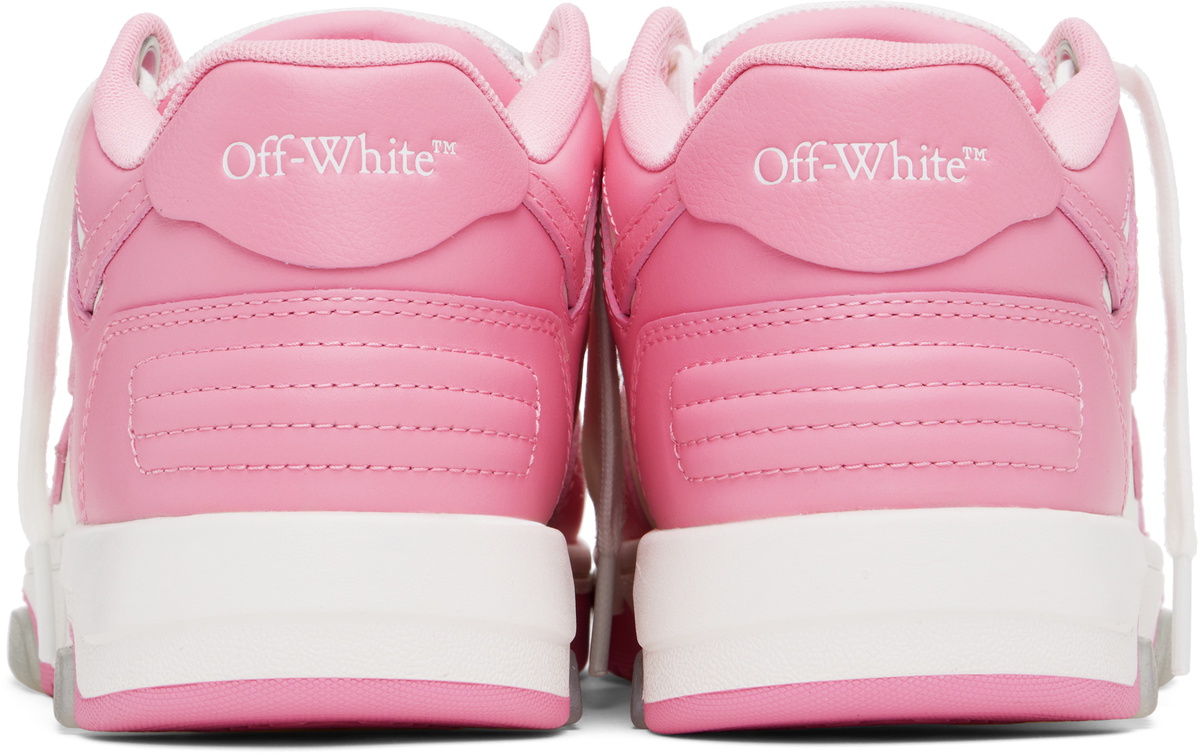 light pink off white sneakers