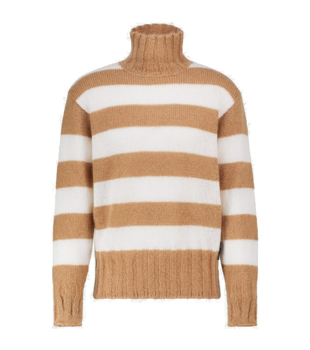 Photo: Fendi Striped mohair-blend sweater