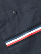 Moncler - Akahito Logo-Appliquéd Cotton-Blend Blouson Jacket - Blue
