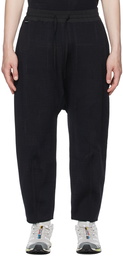 BYBORRE Black Tapered Crop Lounge Pants