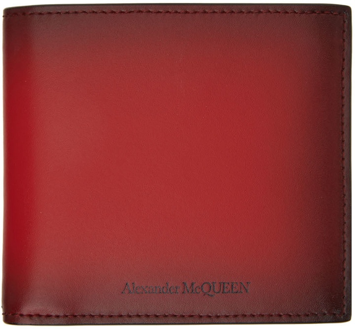 Photo: Alexander McQueen Red Bifold Wallet