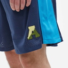 Adsum Men's Lax Short in Dark Navy/Aqua