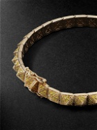KOLOURS JEWELRY - Triangle Medium Gold Diamond Bracelet - Gold
