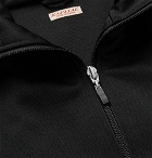 KAPITAL - Embroidered Velvet-Trimmed Tech-Jersey Track Jacket - Men - Black
