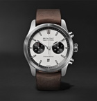 Bremont - ALT1-C Automatic Chronograph 43mm Stainless Steel and Leather Watch, Ref. No. ALT1-C/WH-BK - White