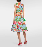 Carolina Herrera Crepe midi dress