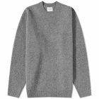 Country Of Origin Men's Ribbed Crew Knit in Grey Mix
