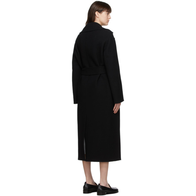 The Row Black Malika Coat The Row