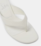 Christian Louboutin Janetonga 55 leather thong sandals