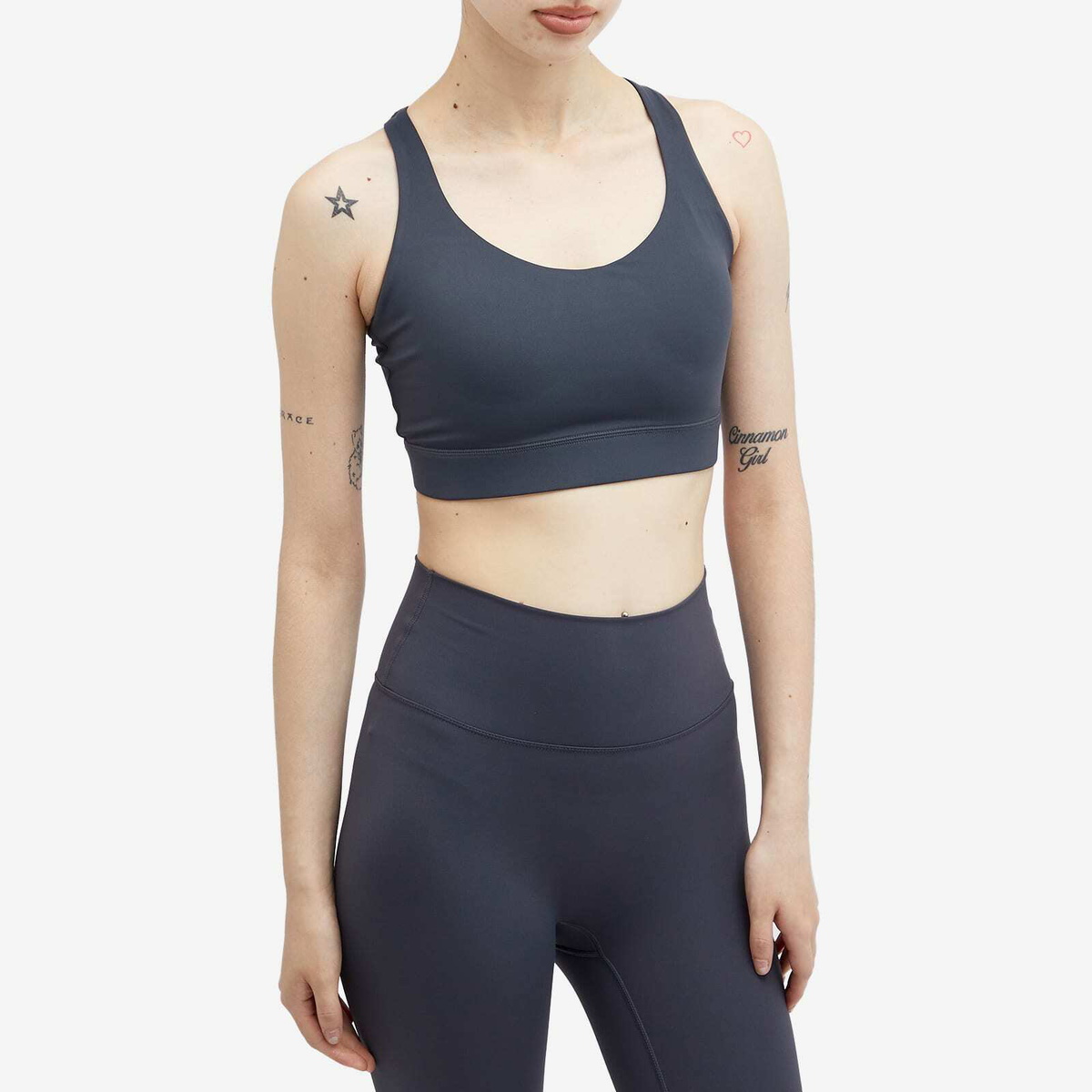 Adanola Women's Ultimate Cross Back Bra Top in Midnight Blue