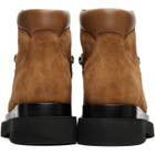 Bottega Veneta Brown Boston Crust Lug Ankle Boots