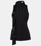 Dorothee Schumacher Emotional Essence sequined scarf top