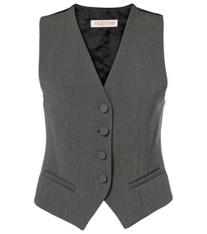 Photo: Valentino Wool gabardine vest