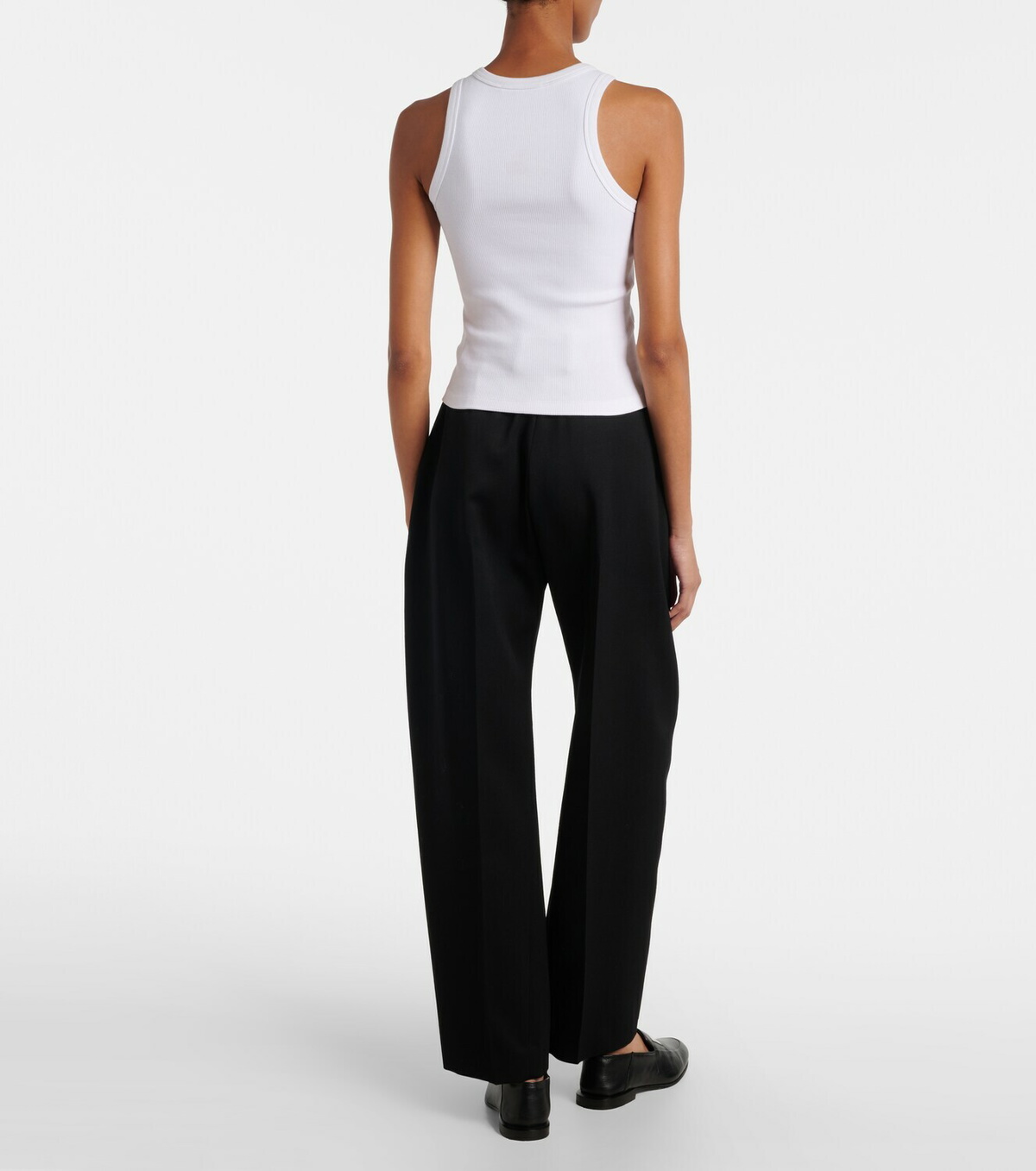 Givenchy Logo ribbed-knit cotton jersey tank top
