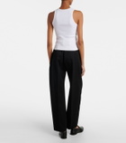 Givenchy Logo ribbed-knit cotton jersey tank top