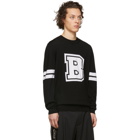 Balmain Black Knit Logo Sweater