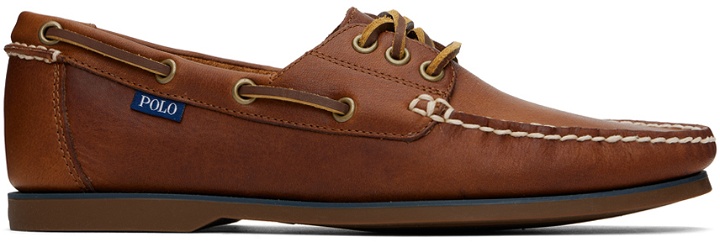 Photo: Polo Ralph Lauren Brown Bienne Boat Loafers
