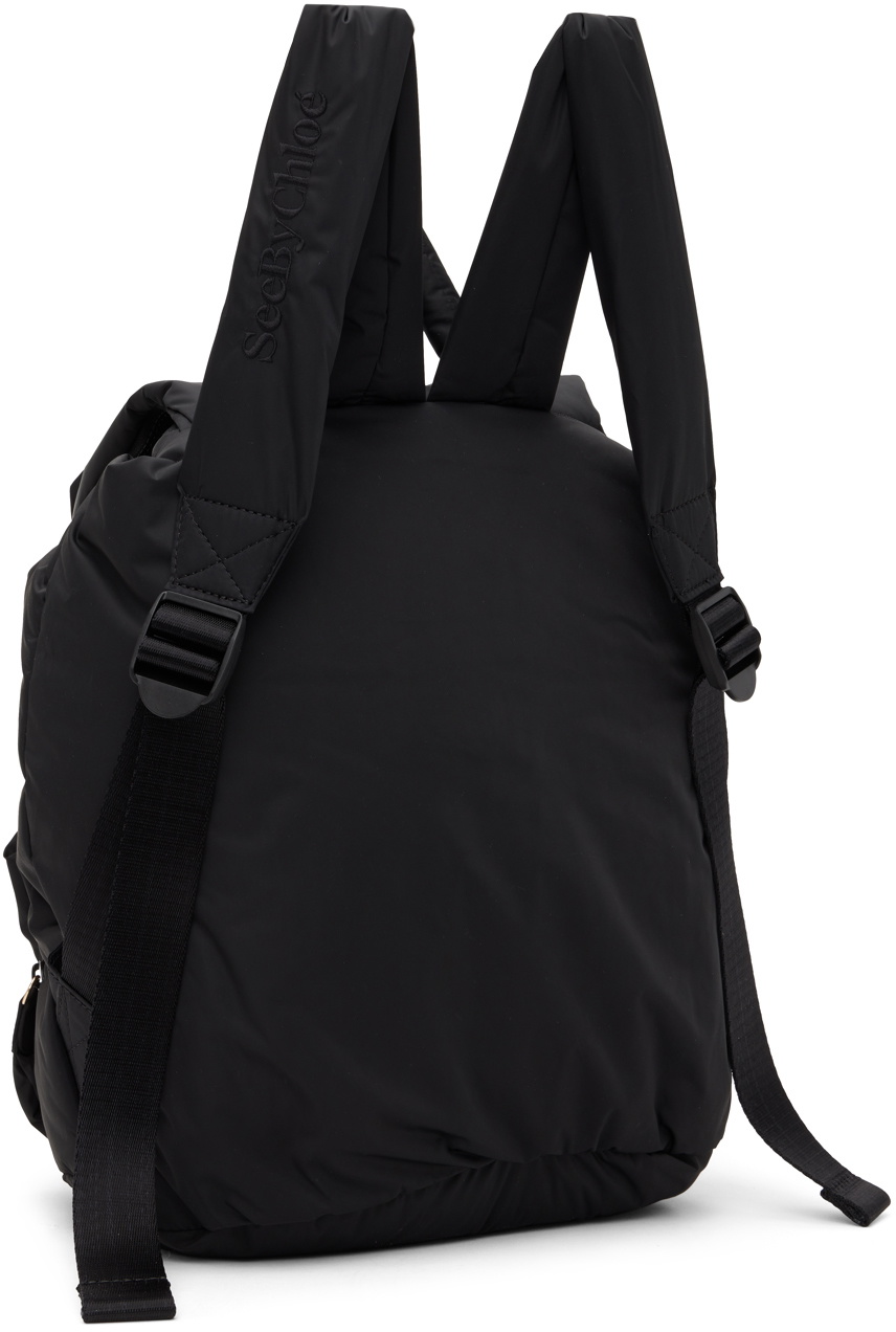 See by Chloé Black Joy Rider Backpack