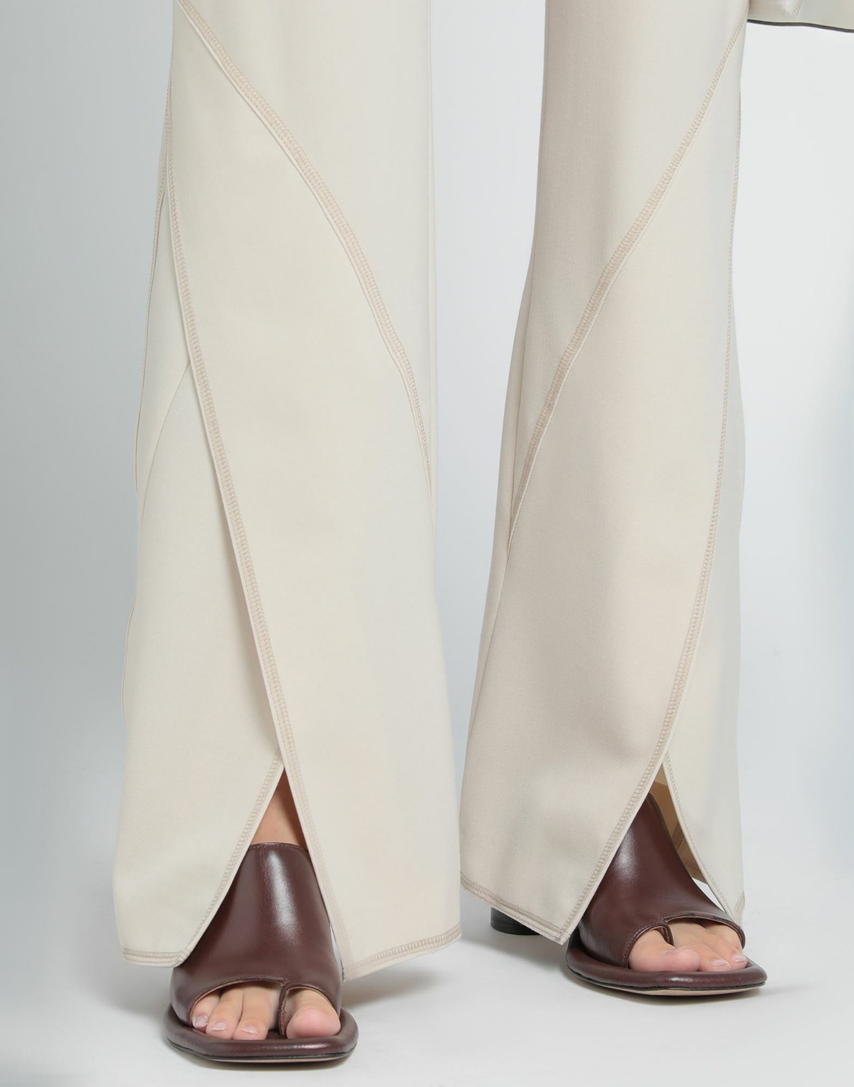 Koché Womens Pants in Beige