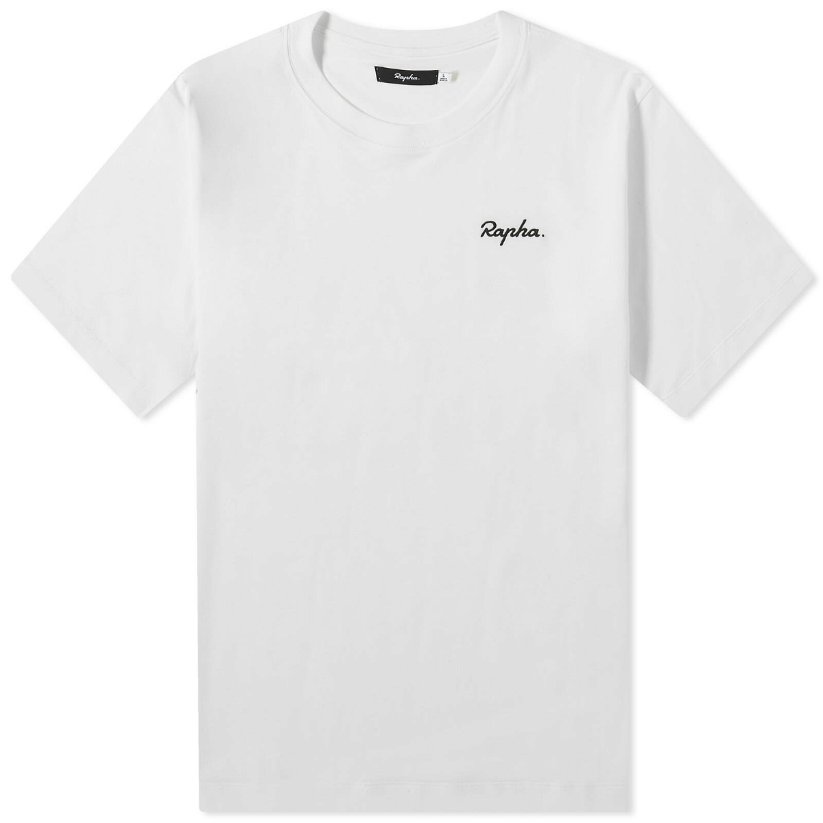 Photo: Rapha Men's Logo T-Shirt in White/Black