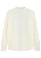 Veronica Beard Naya Lace Blouse Cream