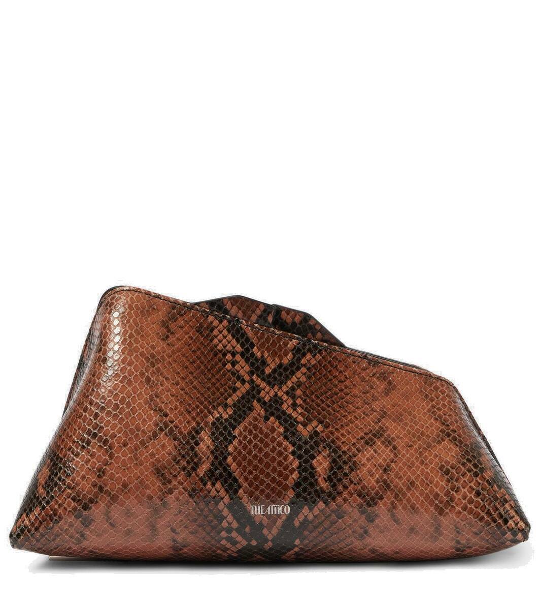 ショルダーバッグ・ポシェット THE ATTICO Chocolate Leather 8.30 Pm Clutch THE ATTICO 8.30 Pm Clutch in Light Chocolate | REVOLVE