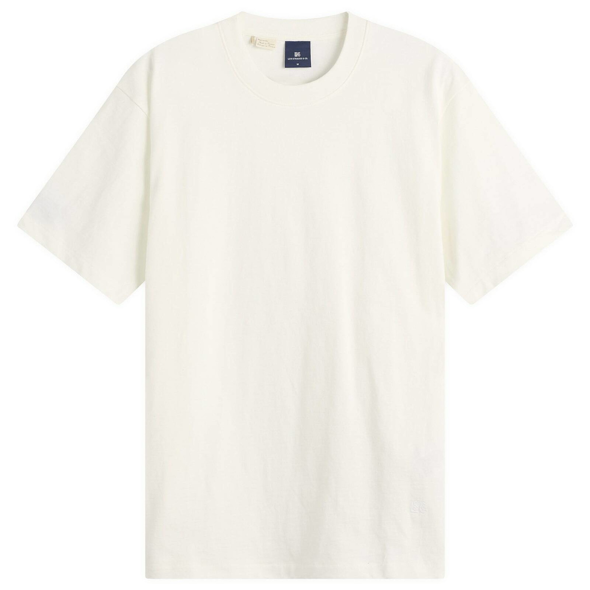 Levi's Men's Blue Tab Relaxed T-Shirt in White
