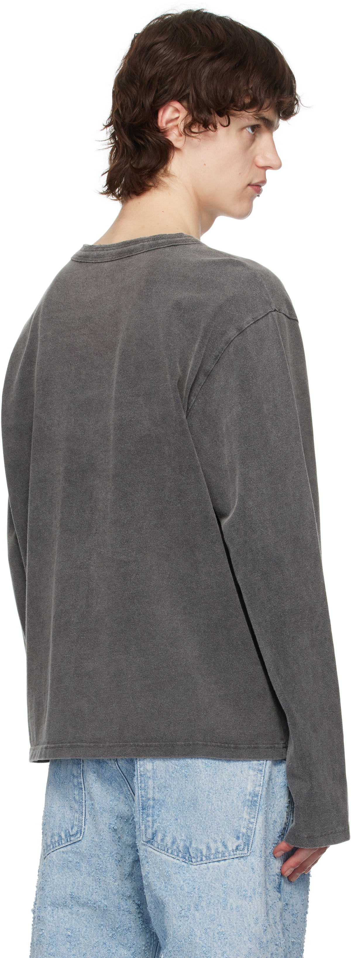 【関税込み】mfpen グレー Tencel LS Tシャツ mfpen Gray Merch LS T-shirt mfpen