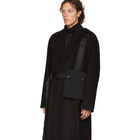 D by D Black Belted Outpocket Coat