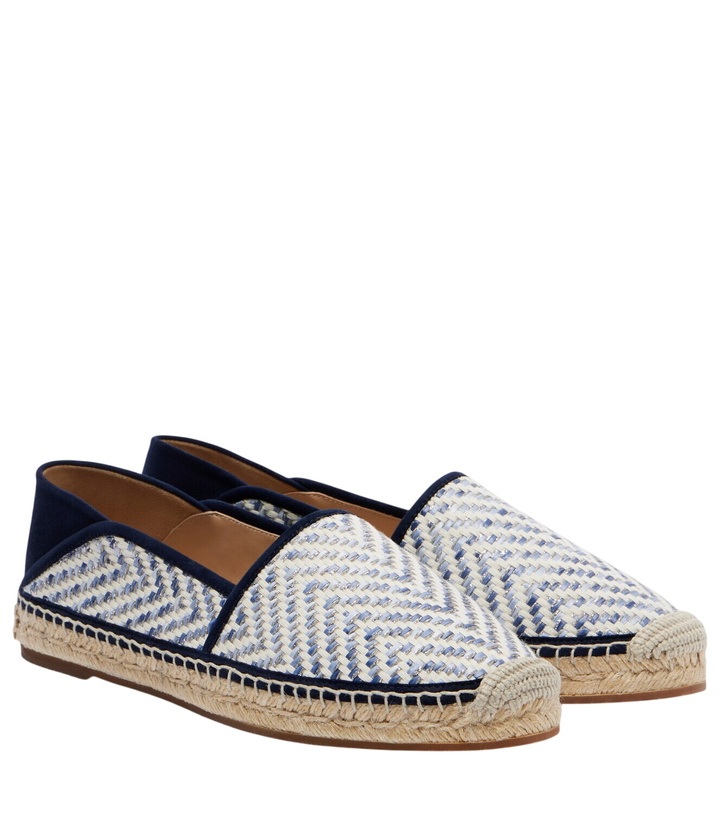Photo: Manolo Blahnik Espadra raffia-effect espadrilles