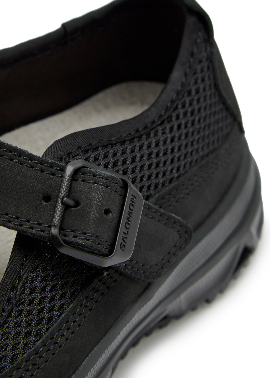 Salomon RX Marie-jeanne Mesh and Nubuck Sneakers Black